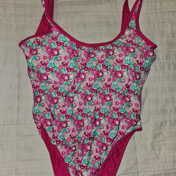 93 Play Street PIPER Raspberry Jam 80s Cut High Leg One Piece - Picture 7 of 8